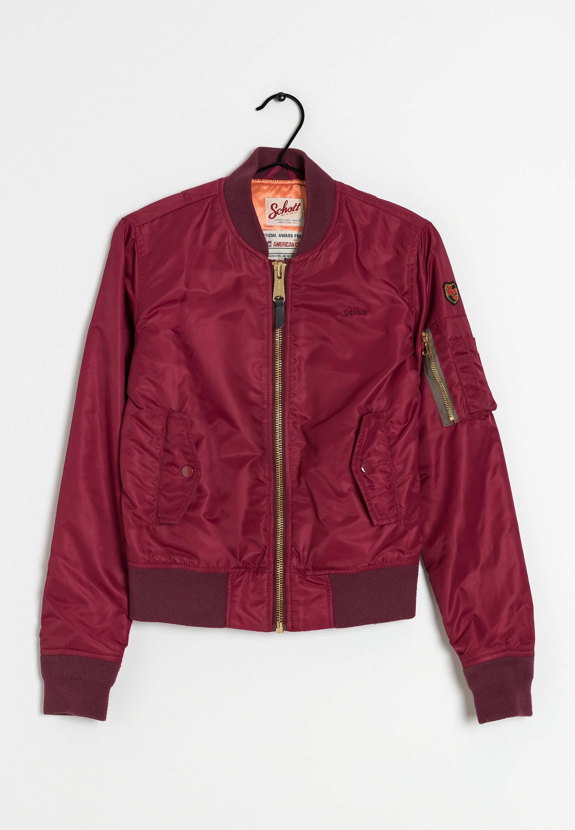 Schott Bomber Jacket purple (Pre-owned)