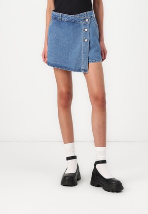 VILA VIHARPER - Jeansrok - medium blue denim