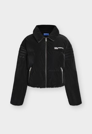 Karl Lagerfeld Jeans, CROPPED PUFFER - Χειμωνιάτικο μπουφάν - black