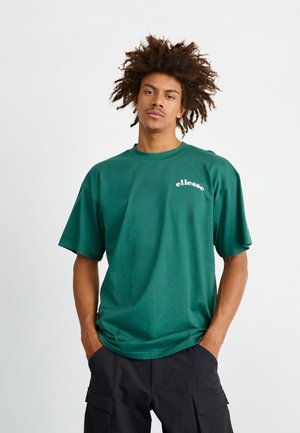Ellesse CANOCI - T-shirt imprimé - dark green