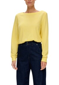s.Oliver LONGSLEEVE - Trui - goldgelb