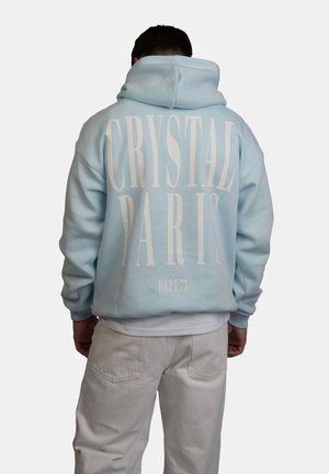 CRYSTAL PARIS FACE - Hoodie - ice water