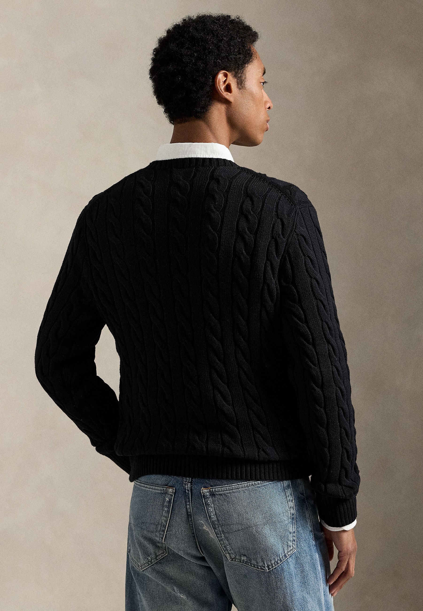 Polo Ralph Lauren CABLE KNIT COTTON SWEATER - Strickpullover