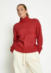 Desires NECK - Svetr - m cardinal red melange