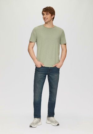 QS RICK MID RISE   - Jean slim - blau