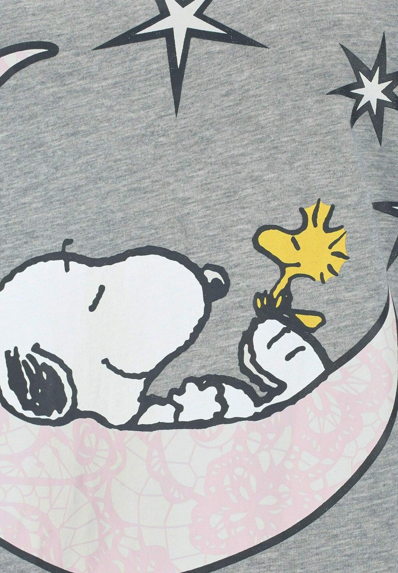 United Labels The Peanuts Snoopy - Felpa da donna, oversize, con cappuccio, a maniche lunghe, colore: grigio, grigio., L