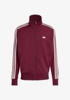 FIREBIRD - Felpa con zip - maroon off white