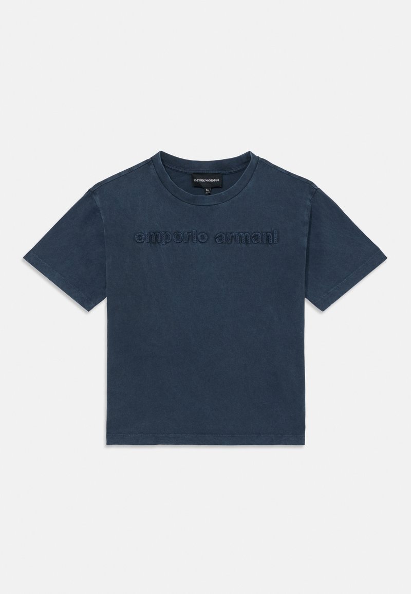 Emporio Armani T-shirt print donkerblauw