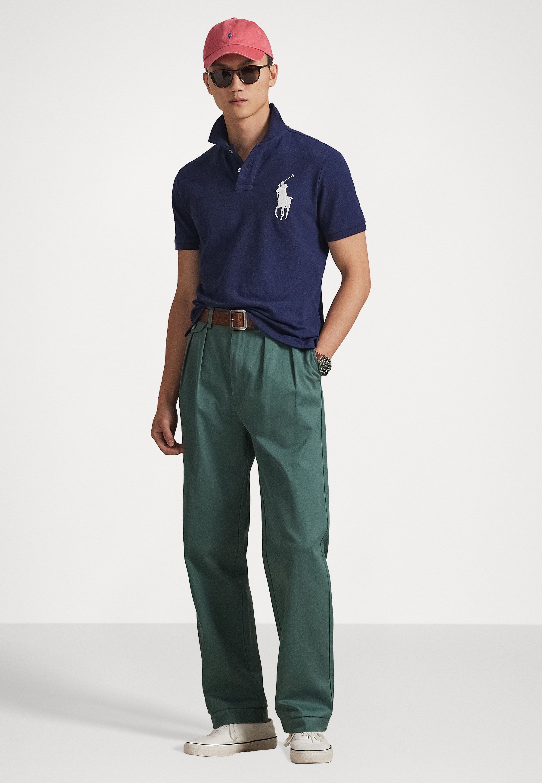 Polo Ralph Lauren CUSTOM SLIM FIT BIG PONY MESH POLO SHIRT - Polo