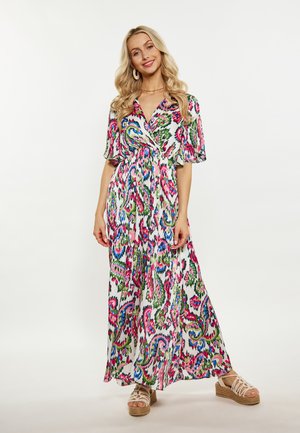 Maxi dress - weiss mehrfarbig