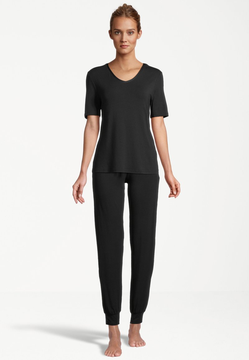 HUGO INDIVIDUAL LONG SET - Pigiama - black/nero