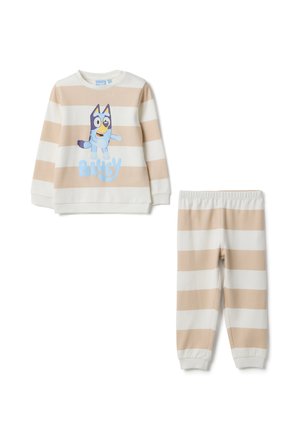 REGULAR FIT NEWBORN STRIPES SET - Pigiama - white beige