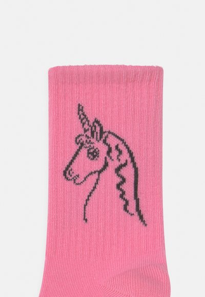 Mini Rodini SCOTTISH UNICORNS UNISEX 2 PACK - Κάλτσες - pink