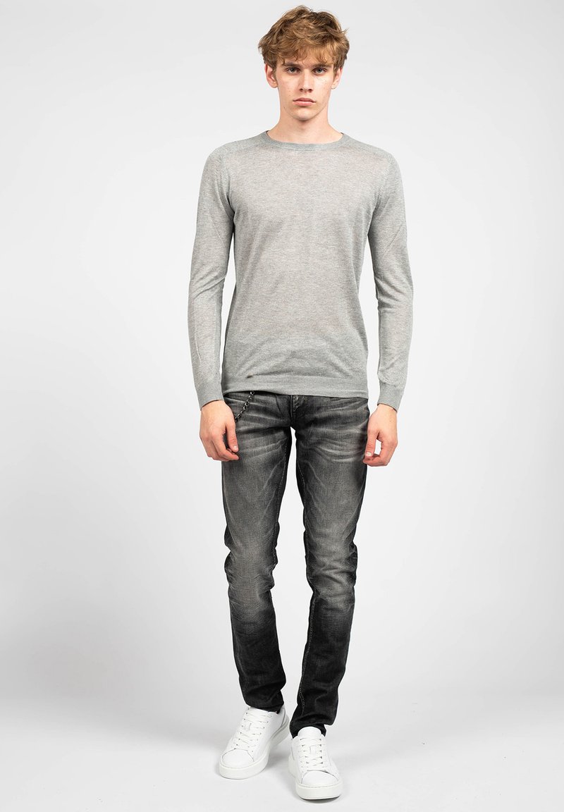 Herren Strickjacken | Antony Morato Strickpullover grau - KS01083 Herren Strickjacken | Antony Morato Strickpullover grau - KS01083