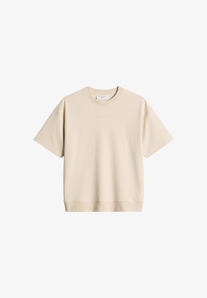 Marc O'Polo DENIM, MARC O'POLO DENIM DFC T-SHIRT BOXY AUS SCHWEREM INTERLOCK JERSEY - T-Shirt basic - chalky sand