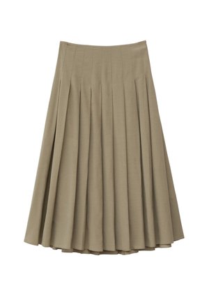 & OTHER STORIES, & OTHER STORIES PLEATED MIDI SKIRT - Gonna a campana - khaki green