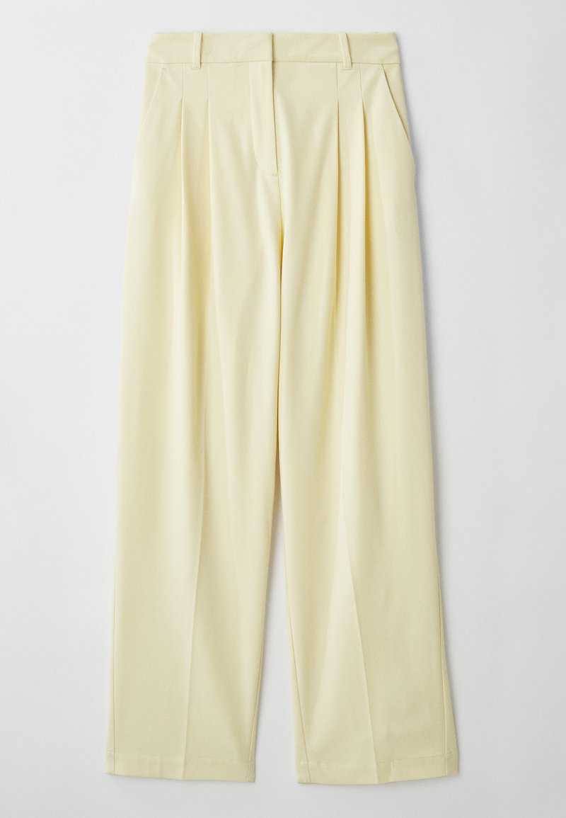 Samsøe Samsøe Broek lichtgeel