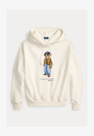 Polo Ralph Lauren, POLO BEAR LIGHTWEIGHT HOODIE - Kapucnis pulóver - warm white