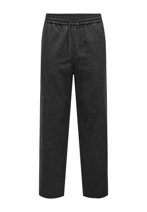 Only & Sons SINUS LOCKER GESCHNITTEN  - Nohavice - black