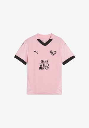 PALERMO FC 24 25 - Marškinėliai su spaudiniu - team light pink- black