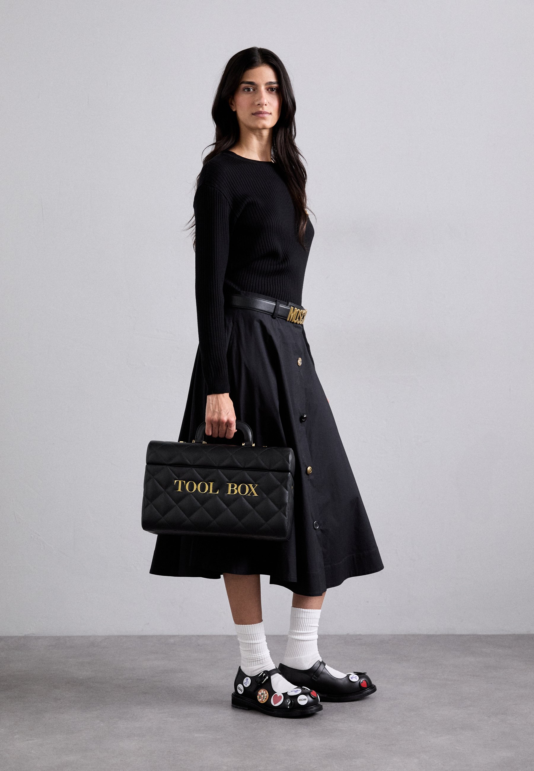 MOSCHINO TOOL BOX - Handbag - nero/black - Zalando.co.uk