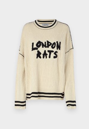 The Ragged Priest, LONDON RATS - Maglione - ecru/black