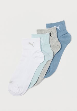 WOMEN QUARTER 4 PACK - Chaussettes - blue/white/grey