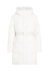 Calvin Klein Jeans LOGO BELT PUFFER Winter coat ivory/off