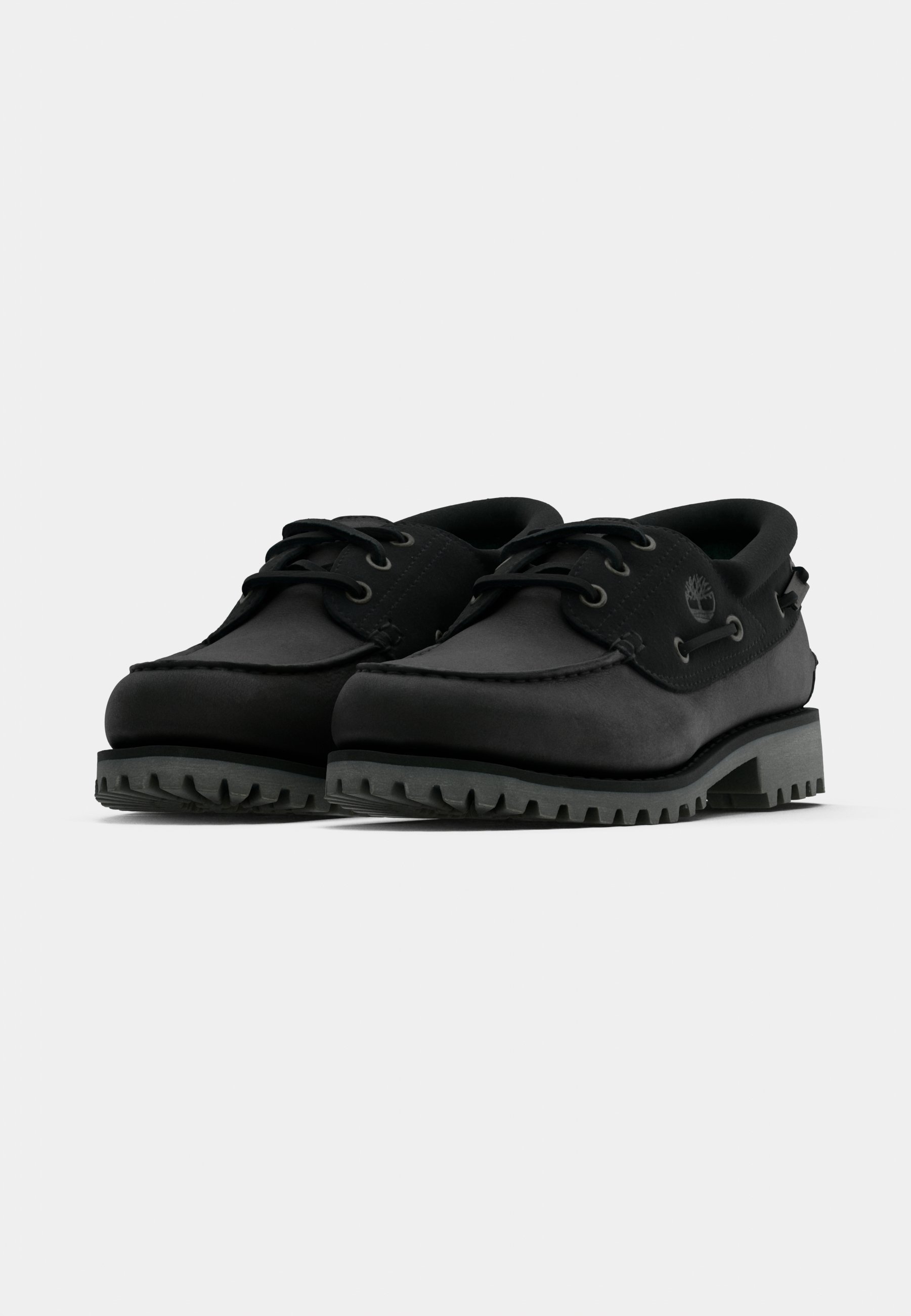 Timberland 3 EYE AUTHENTIC UNISEX - Boat shoes - black - Zalando.co.uk