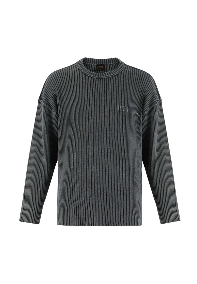Ed Hardy DRAG-BLADE-BACK RELAXED - Jumper - charcoal/dark grey - Zalando