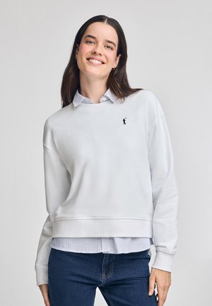 Polo Club BOXY FIT CREWNECK RIGBY - Felpa - white