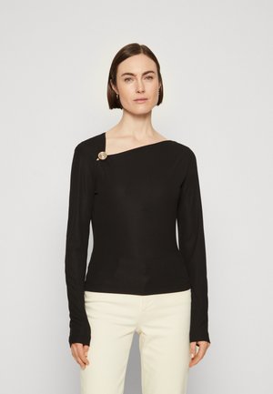 FEBE - Top s dlhým rukávom - jet black