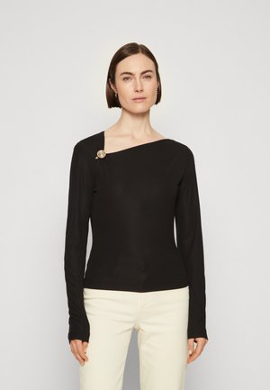 FEBE - Langærmet T-shirt - jet black