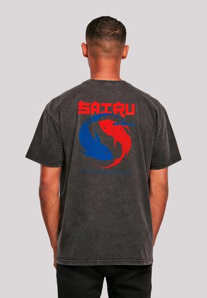 KOI FISH JAPAN STREETSTYLE - Print T-shirt - schwarz