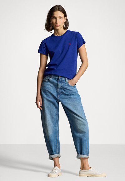 Polo Ralph Lauren COTTON JERSEY CREWNECK T SHIRT - T-shirt basique - sporting royal