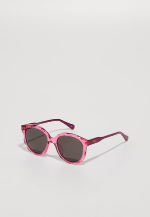 CHLOÉ ROUND KIDS SUNGLASSES UNISEX - Solbriller - pink/violet/grey