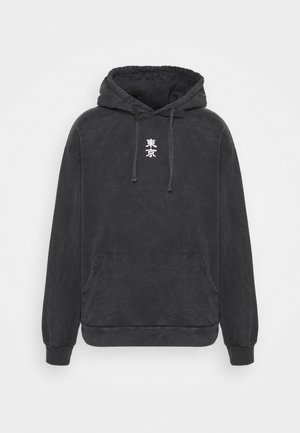 Felpa con cappuccio - black