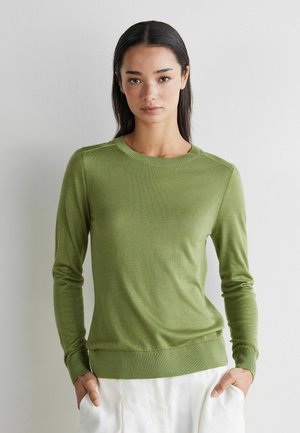 Falconeri ROUND-NECK - Strickpullover - green