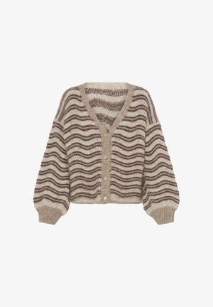 Sorbet, SBXJAVA KNIT CARDIGAN - Gilet - sandshell