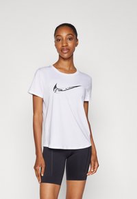 Nike Performance ONE TOP - T-skjorte til trening - white/black