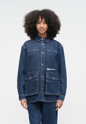 UTILITY OVERSHIRT - Chemisier - washed dark blue