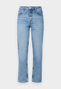 CROPPED  - Vaqueros mom - semi light blue broken in