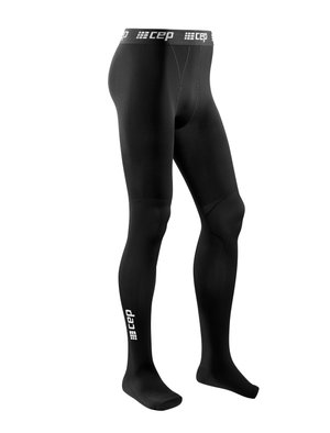 PRO COMPRESSION RECOVERY TIGHTS MEN - MADE IN GERMANY - Leggings - black