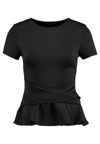 Even&Odd Triko s potiskem - black