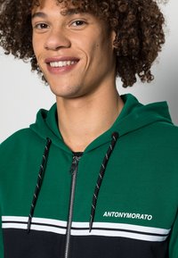 Antony Morato HOODIE REGULAR FIT - Camisola com fecho - ink blu