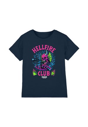 STRANGER THINGS HELLFIRE DICE - Print T-shirt - dark blue