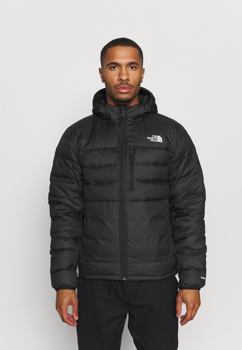 The North Face ACONCAGUA HOODIE - Down jacket - black - Zalando.ie