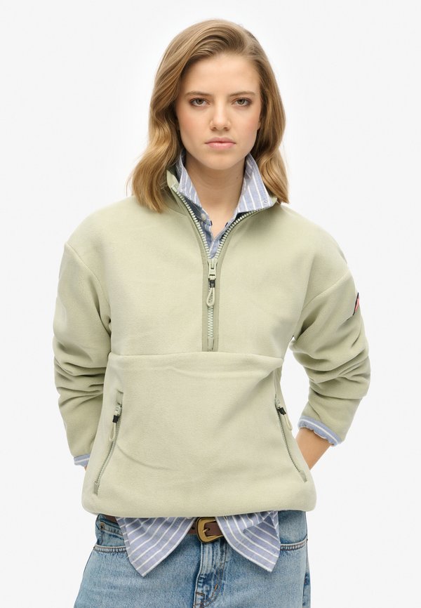 ACTIVE HALF ZIP - Fleecepullover - dusty sage