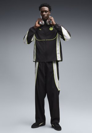 Puma, BVB DORTMUND PUMATECH-X TRACK JACKET WV - Træningsjakke - puma black-cool light gray