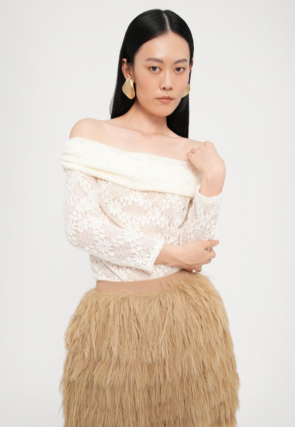 CHAMIE - Mini skirt - dark sand3